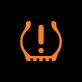 Tire pressure warning dashboard light