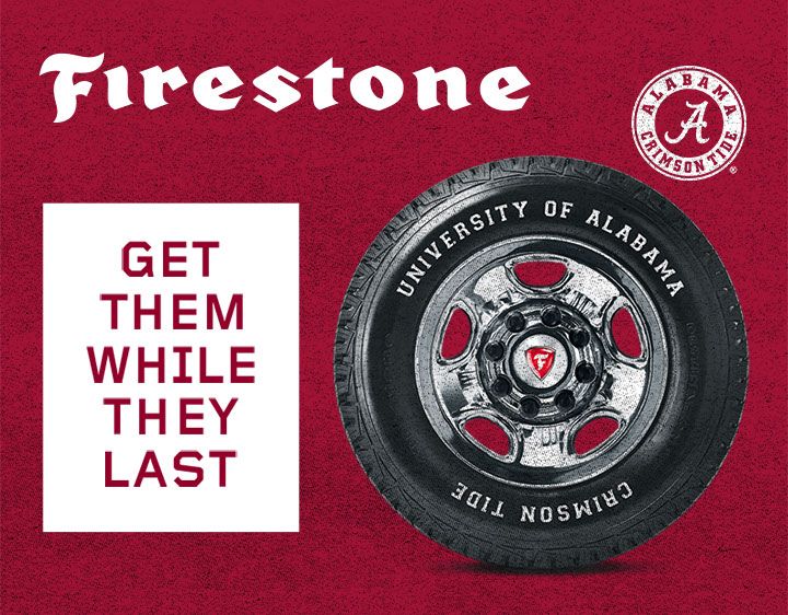 Firestone Releases Limited Edition Alabama Tire