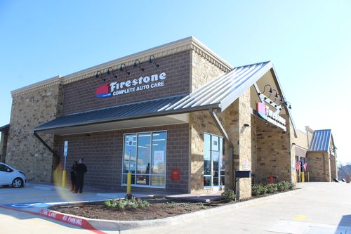 Exterior view of Cross Roads, Texas Firestone Complete Auto Care store