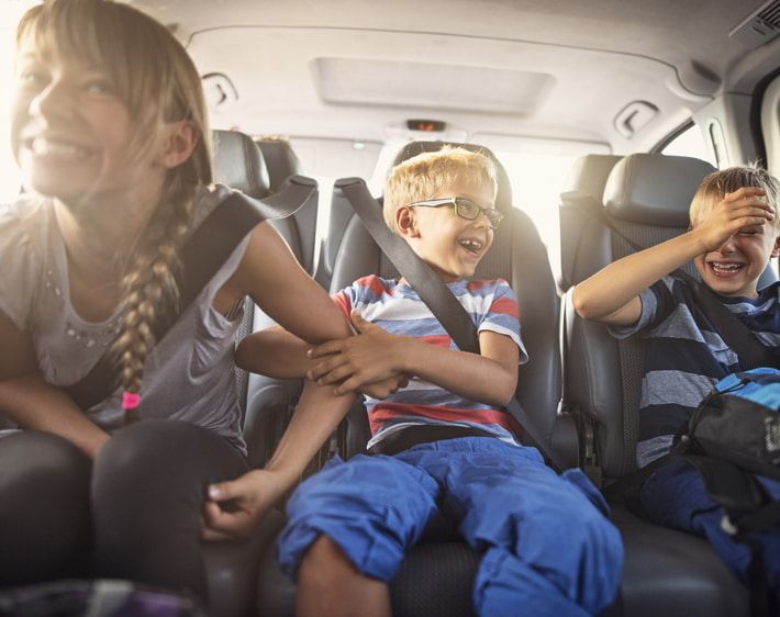 Kids in backseat