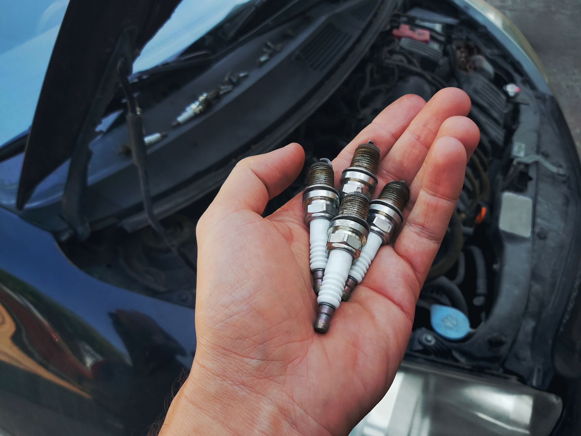 changing old spark plugs