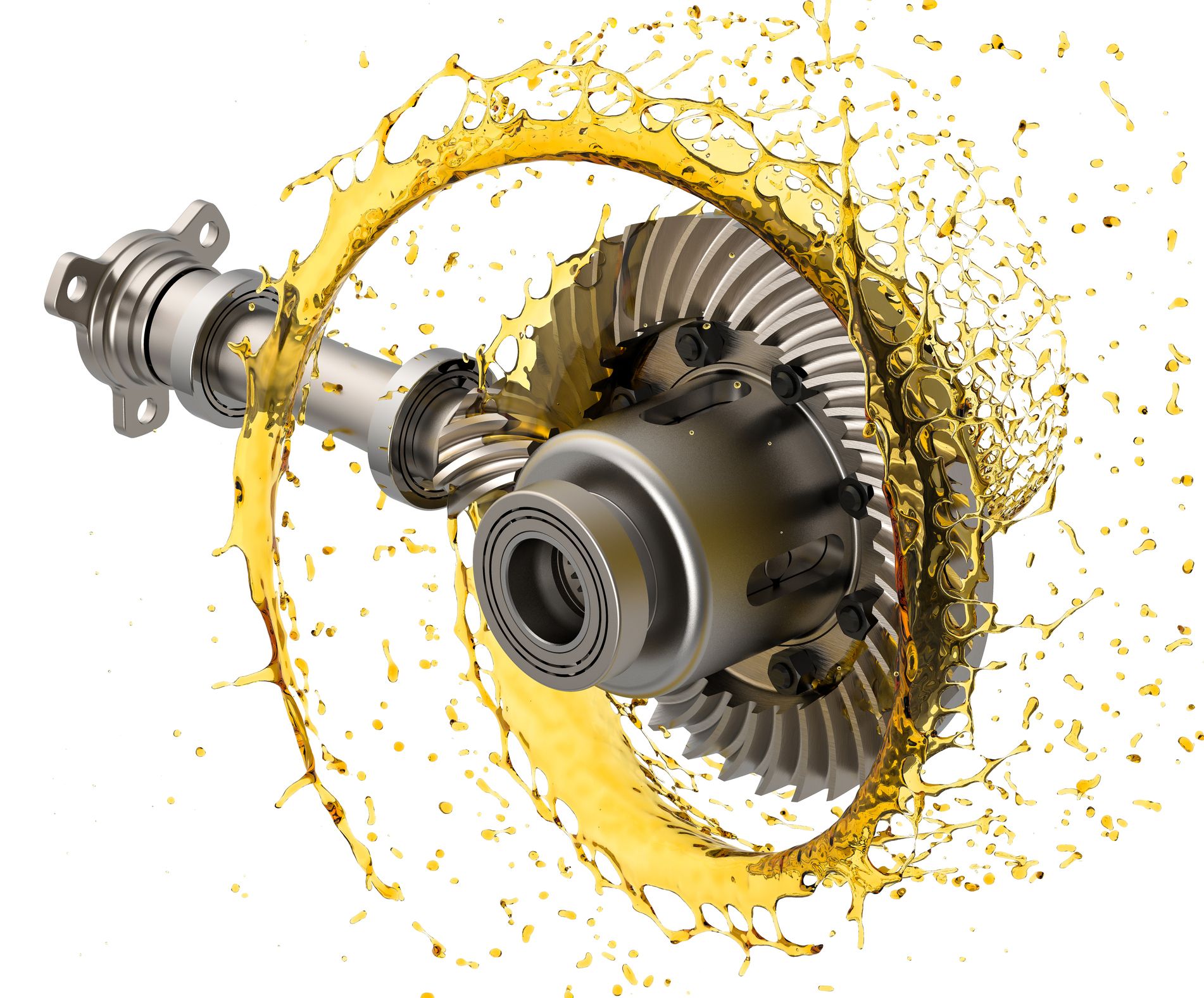 lubricant oil that coats gears