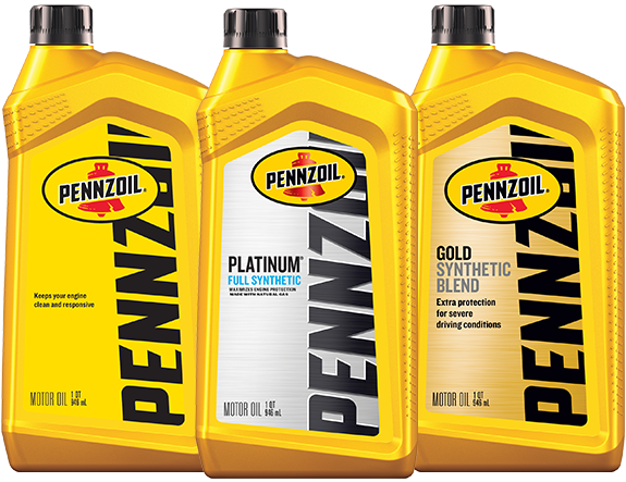 PENNZOIL MOTOR OIL 3 Versions Standard Platinum and Gold