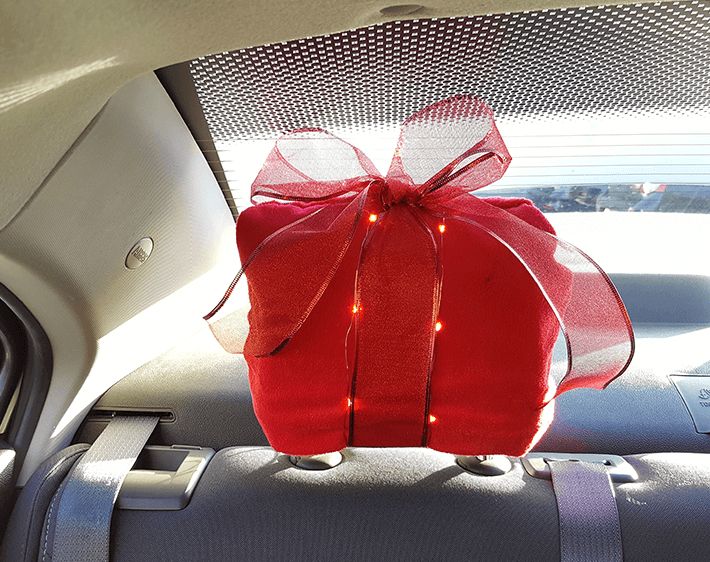 DIY present headrest