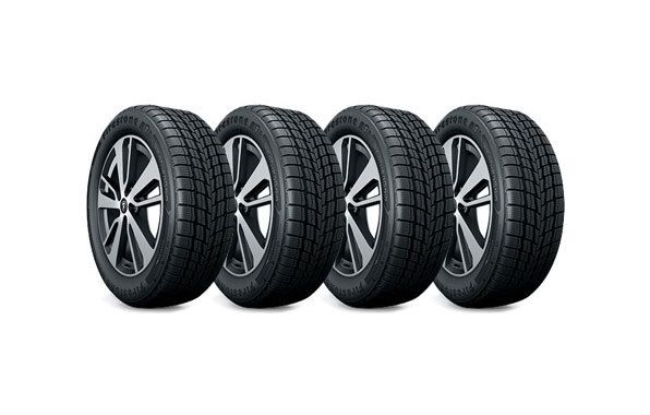 Four row tires