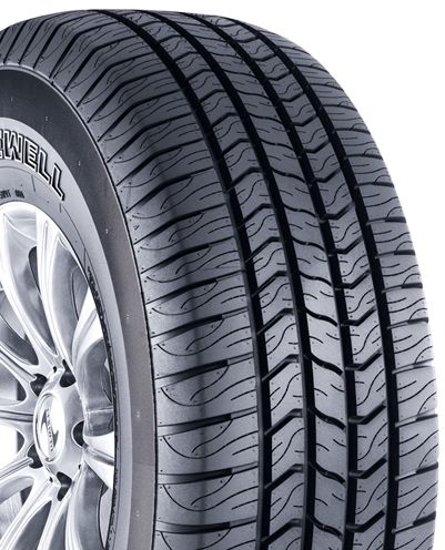 Primewell tire tread close-up