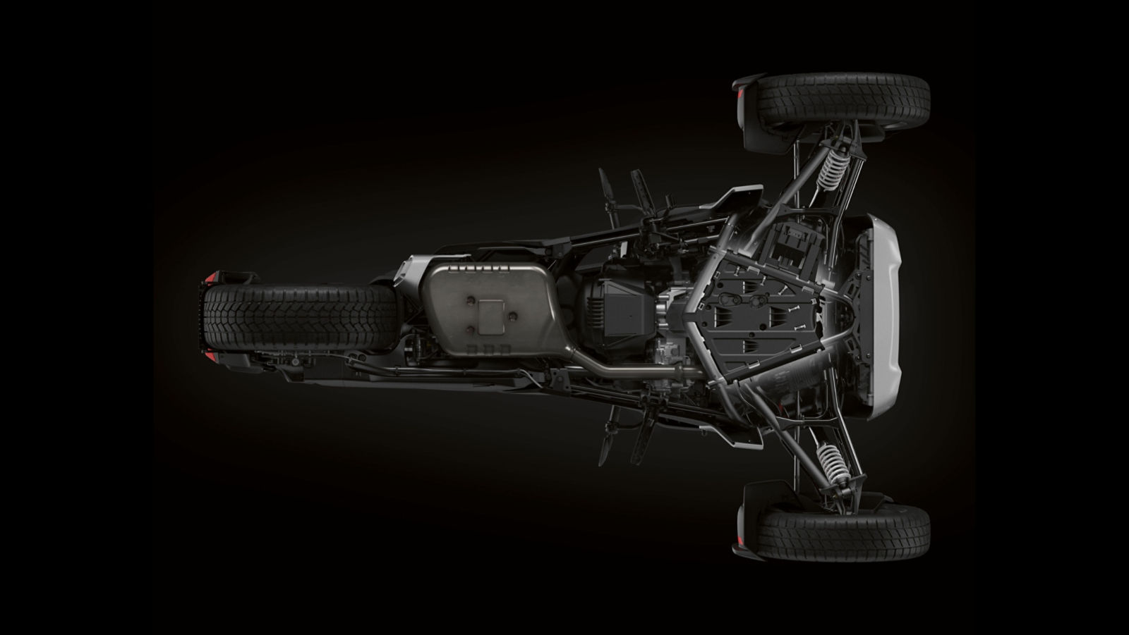 Dessous du chassis Ryker