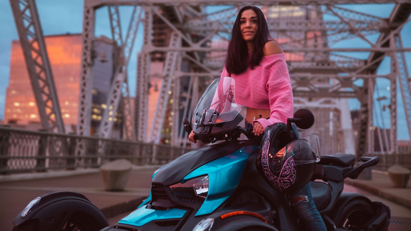 Julana Dizon on her Can-Am Ryker