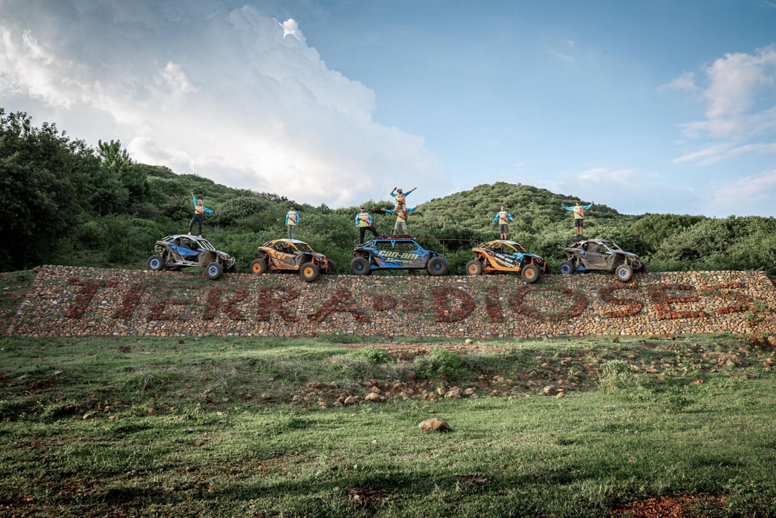 Can-Am Maverick X3 group at Ruta Vallarta for Visions of Victory