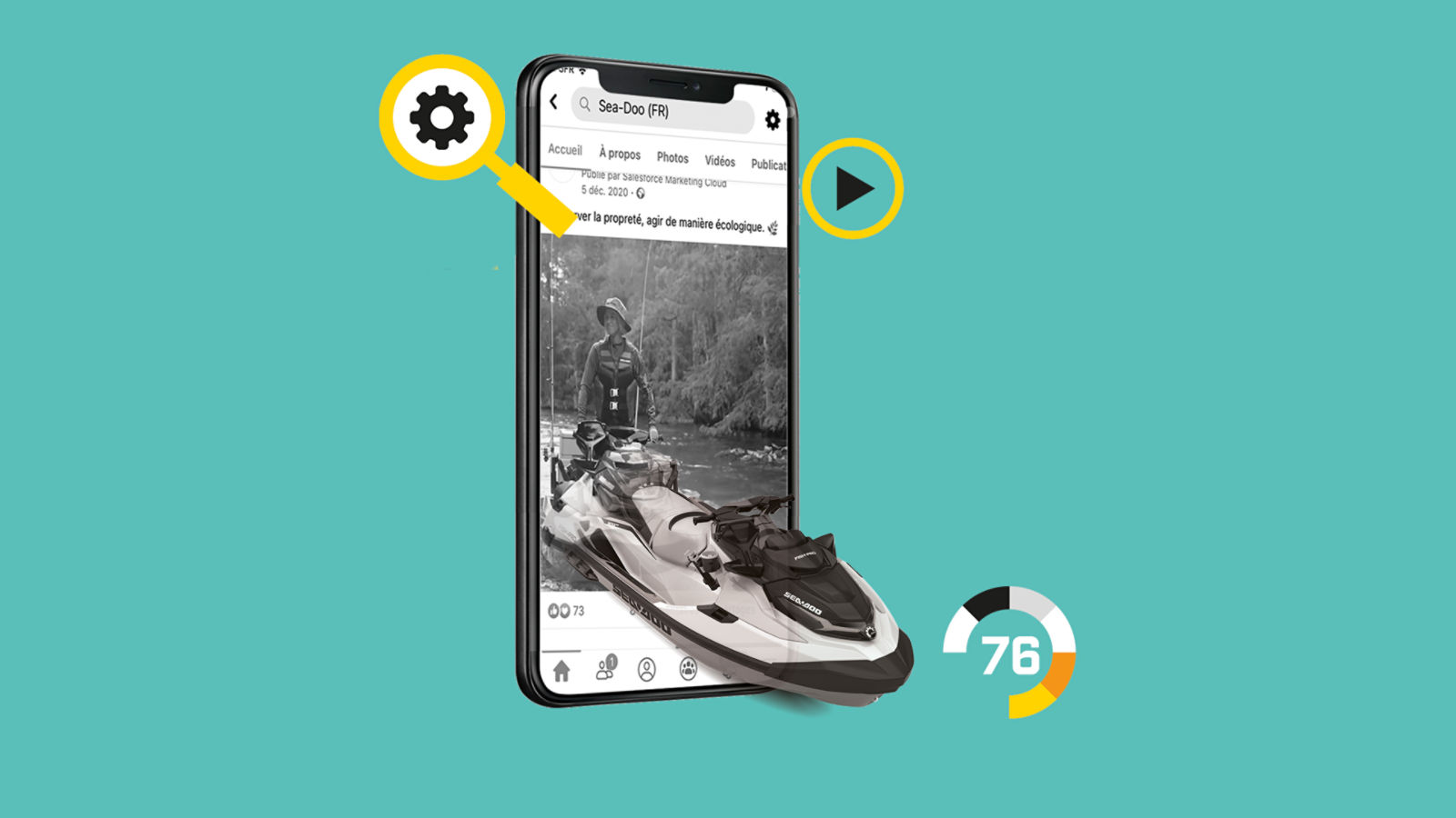 Icône Soutien Marketing