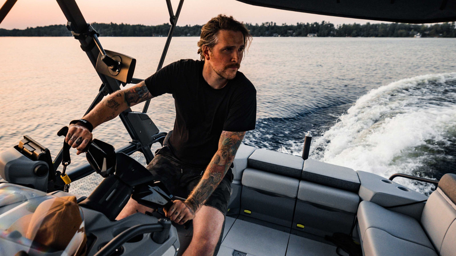 Peter McKinnon driving a Sea-Doo SWITCH