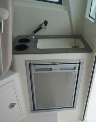 Refrigerator at cockpit