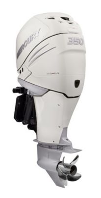 350 L6 DTS White Dual Mercury Verados
