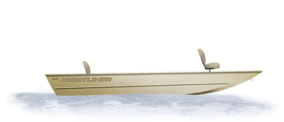 Crestliner 1660 Retriever Jon 16 ft Flat Bottom Fishing Boats
