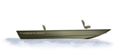 Crestliner 1860 Retriever Jon Deluxe Bass Fishing Tiller Jon Boats