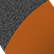 Orange Riot Exterior Gray Poly Roughliner Splatter Black Interior Coating