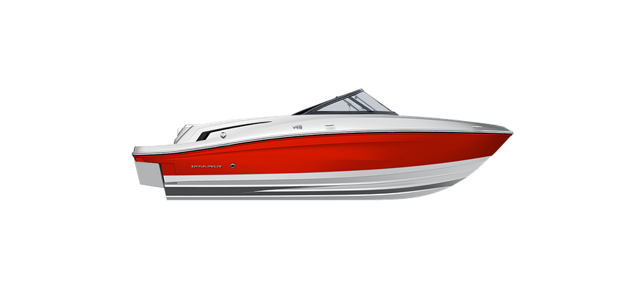 Rally Red Hull Sides (White Bottom)