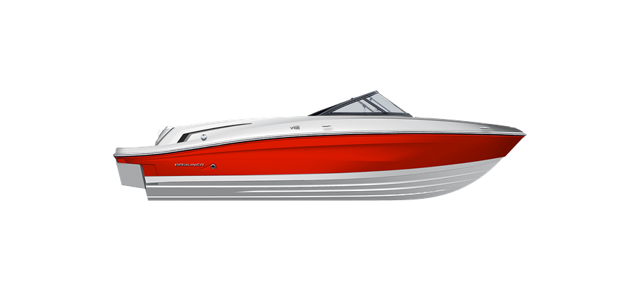 Rally Red Hull Sides (White Bottom)