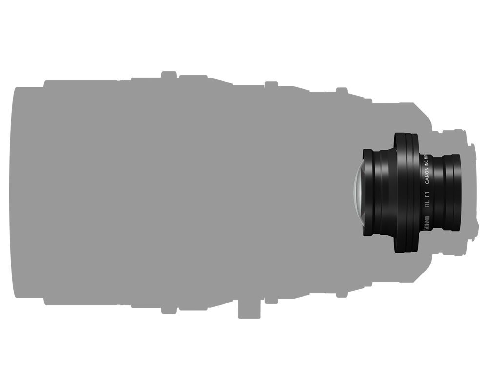 Lens configuration with detachable relay unit on the rear
