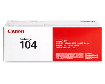 Shop Canon 104 Black Toner Cartridge | Canon U.S.A., Inc.