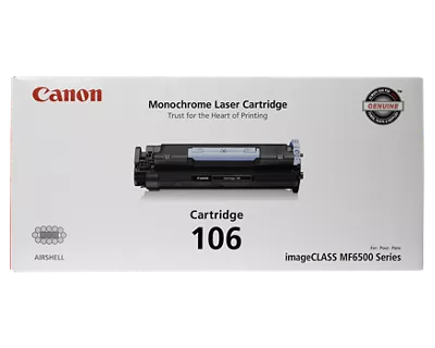 Kaptajn brie silke mærkning Canon Black Toner Cartridge 106 | Canon U.S.A., Inc.