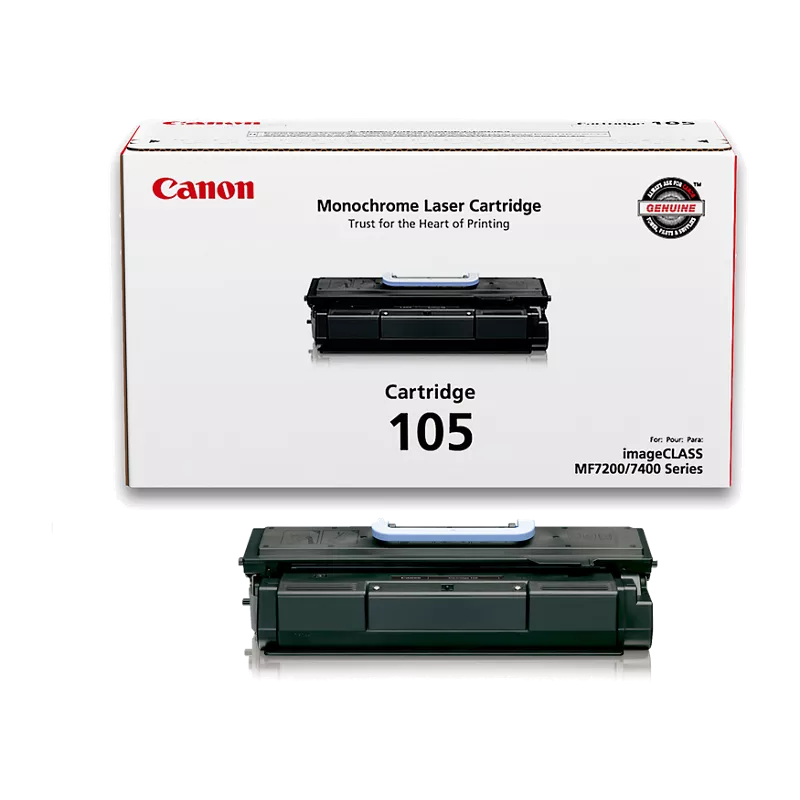 Canon CARTRIDGE105 Original Toner Cartridge - Laser - 10000 Pages - Black - 1 Each Canon CARTRIDGE105 Original Toner Cartridge - Laser - 10000 Pages - Black - 1 Each