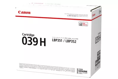039 Black Toner Cartridge, High Capacity