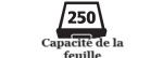 Capacité de 500 feuilles Icône