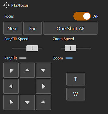 PTZ Focus Screen