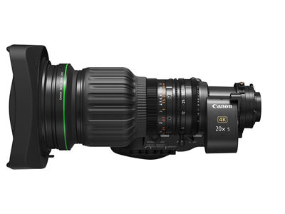 CJ20ex5B 4K UHD Portable Zoom Lens - Left