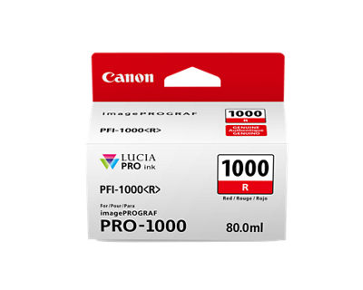 Canon LUCIA PRO PFI-1000 Original Inkjet Ink Cartridge - Red Pack