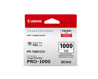 Cartouche d'encre CANON PFI-1000CO - Chroma Optimizer - 80 ml - Le Comptoir  des Archis