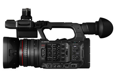 Canon XF605 4K UHD Professional Camcorder - Left