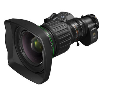CJ20ex5B 4K UHD Portable Zoom Lens - Slant Right