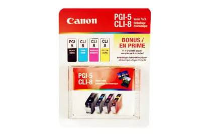 PGI-5 &amp; CLI-8 with PP-201 4x6 (20 Sheets)
