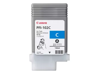 Canon - Canon PFI-102MBK、BK,C,M,Y Canon 2X PFI-102MBK Pigment Matte Black Ink Tank for The