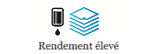 Icône de rendement de page élevé 