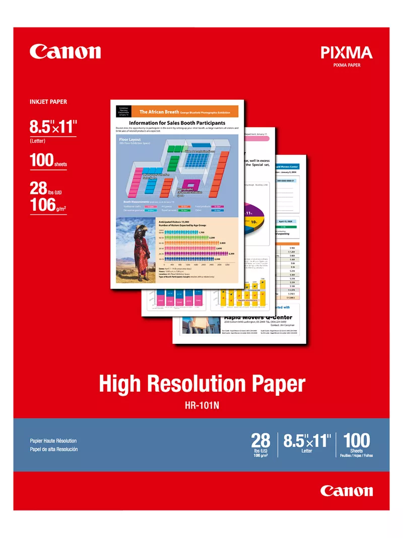 HR-101 High Resolution Paper - 8.5 x 11 - 100 sheets
