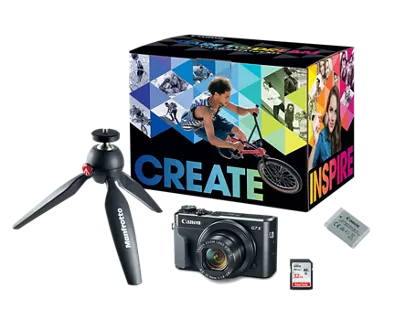 PowerShot G7 X Mark II Video Creator Camera Kit | Canon U.S.A., Inc.
