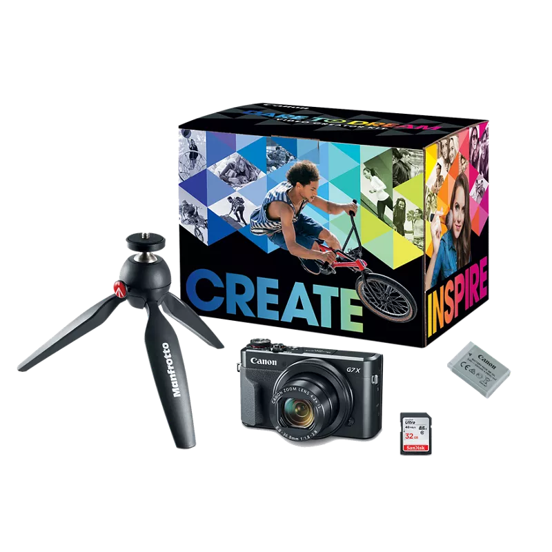 PowerShot G7 X Mark II Video Creator Camera Kit | Canon PowerShot G7 X Mark II Video Creator Camera Kit | Canon