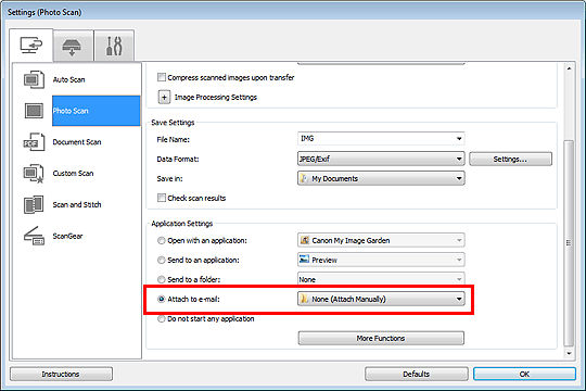 How to scan to E-mail - Windows