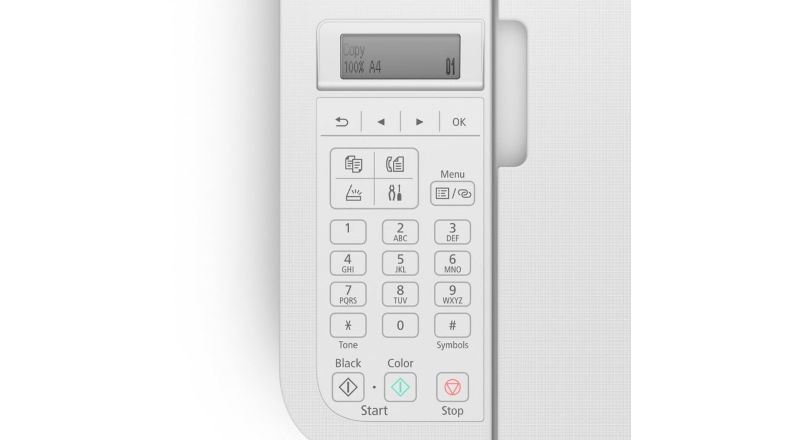 PIXMA TR4720 - Bouton et écran de l’imprimante