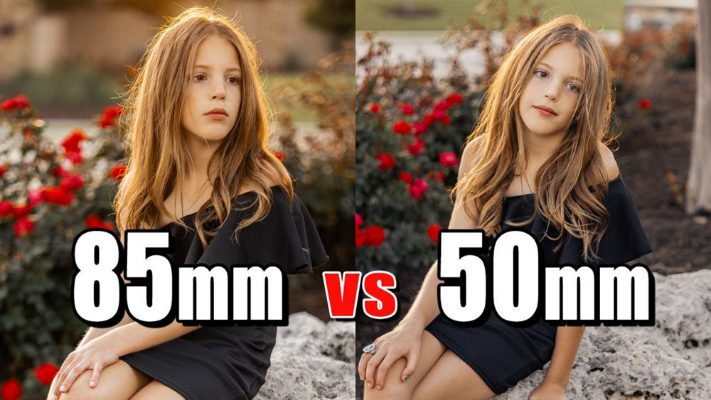 Comparison of Focal Lengths 85mm vs 50mm