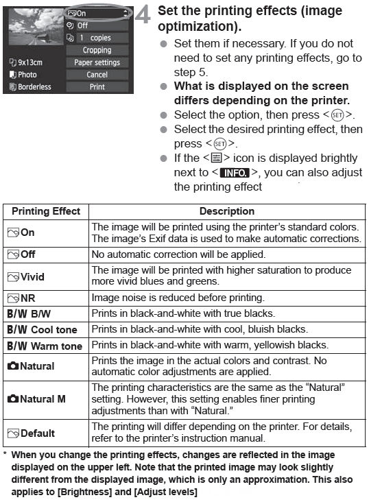 Pictbridge Printing