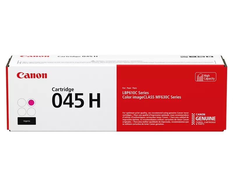 Canon 045 H Magenta Toner Cartridge, High Capacity