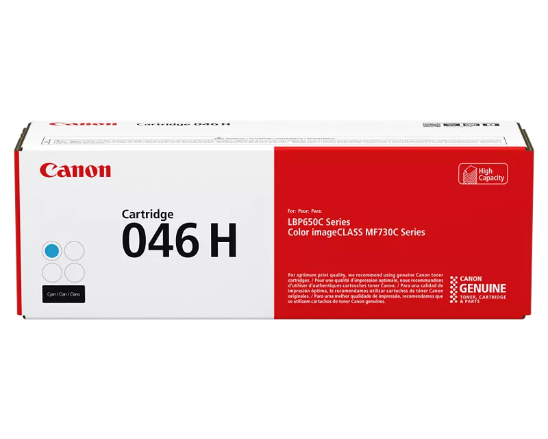 Canon 046 H Cyan Toner Cartridge, High Capacity