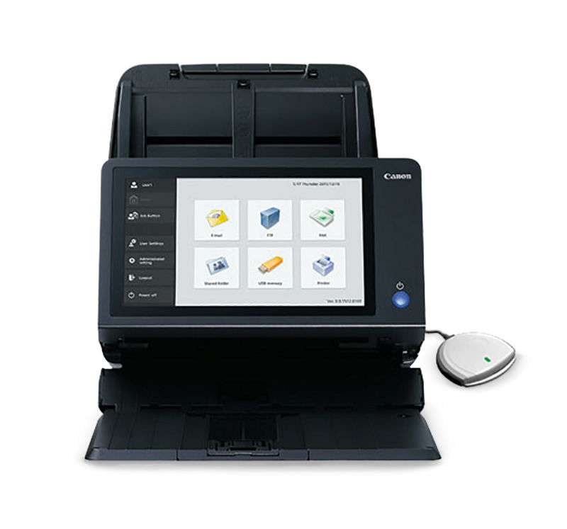 Canon ScanFront 400 中古　通電可　動作は不明　本体と電源のみ Canon Support for imageFORMULA ScanFront 400 CAC/PIV Office