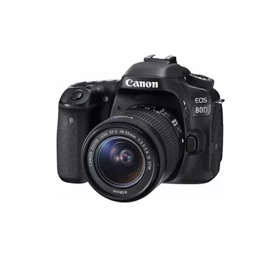 EOS 80D EF-S 18-55mm f/3,5-5,6 IS STM Ensemble (remis à neuf)