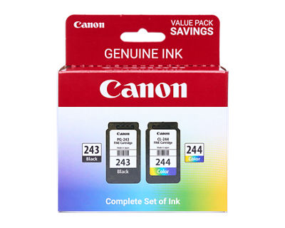 Canon PG-243 / CL-244 Original Inkjet Ink Cartridge - Value Pack - Black, Color Pack