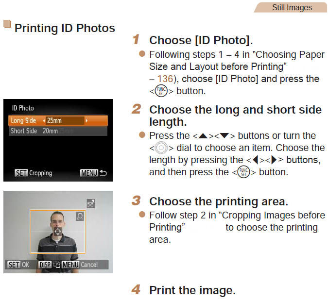 Printing Images (Pictbridge)